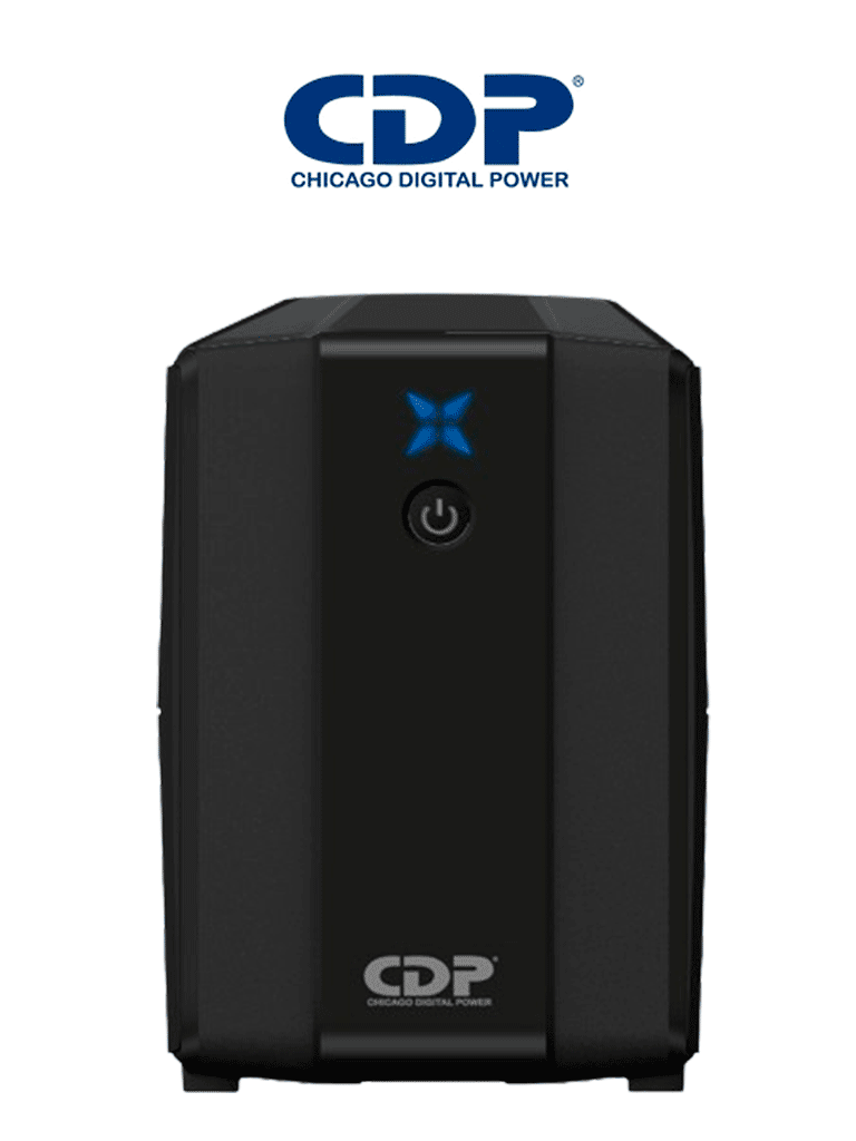 Imagen de CDP R-UPR508 - UPS Interactivo de 500 VA y 250W, con 8 terminales de salida (4 con respaldo), auto reseteo, incluye batería de 12V 4.5AH, y es libre de mantenimiento.