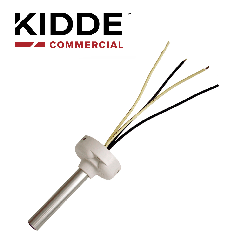 DETECTOR DE CALOR CONVENCIONAL/ KIDDE 302-AW-194/ COMPENSACIÓN DE VELOCIDAD/ MONTAJE VERTICAL/ TODO CLIMA FM Y UL -40 GRADOS CENTÍGRADOS *REQUIERE MÓDULO DE SUPERVISIÓN PARA SU INTEGRACIÓN A PANE DE INCENDIO*