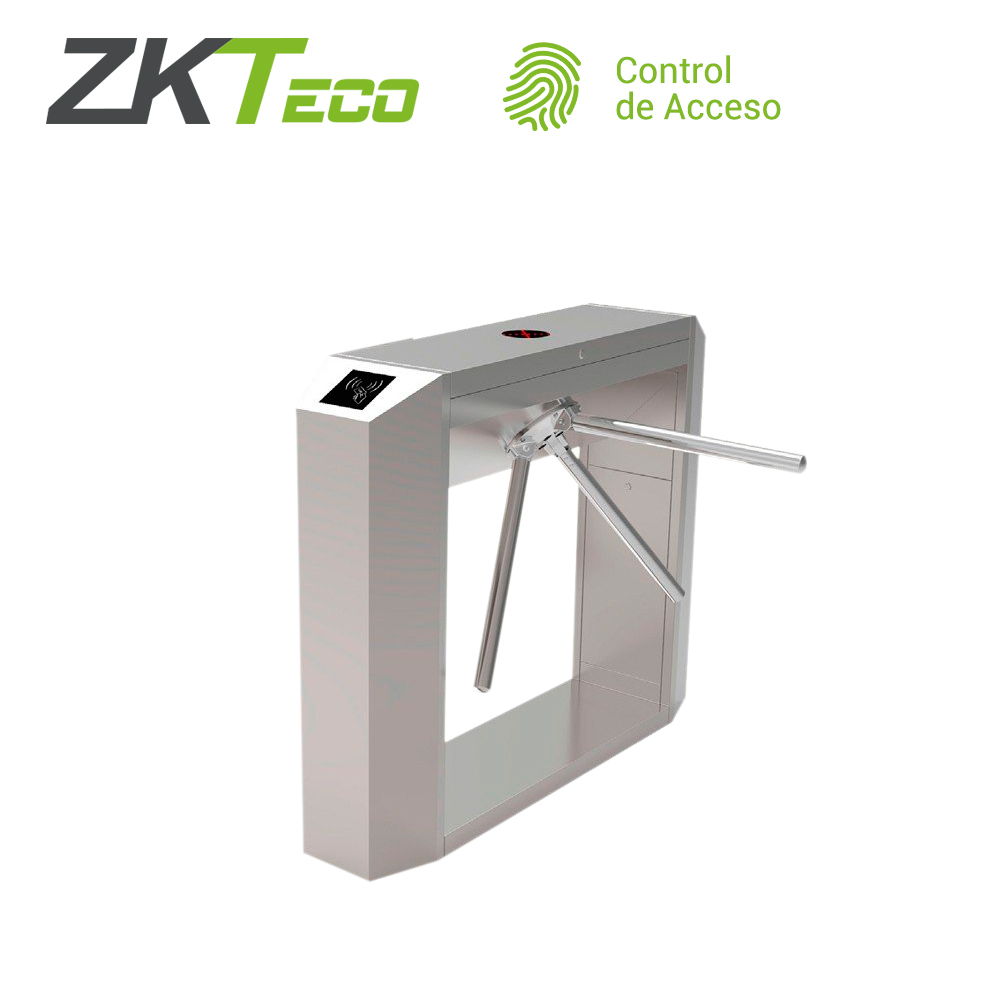 TORNIQUETE TIPO PUENTE DE MEDIO CUERPO ZKTECO TS200 BIDIRECCIONAL BAJO CONSUMO ACERO INOXIDABLE SISTEMA HASTA 30 ACCESOS POR MINUTO. LIBERACIÓN SEMIAUTOMATICA EN LA PÉRDIDA DE ENERGÍA SIN PANEL SIN LECTORA