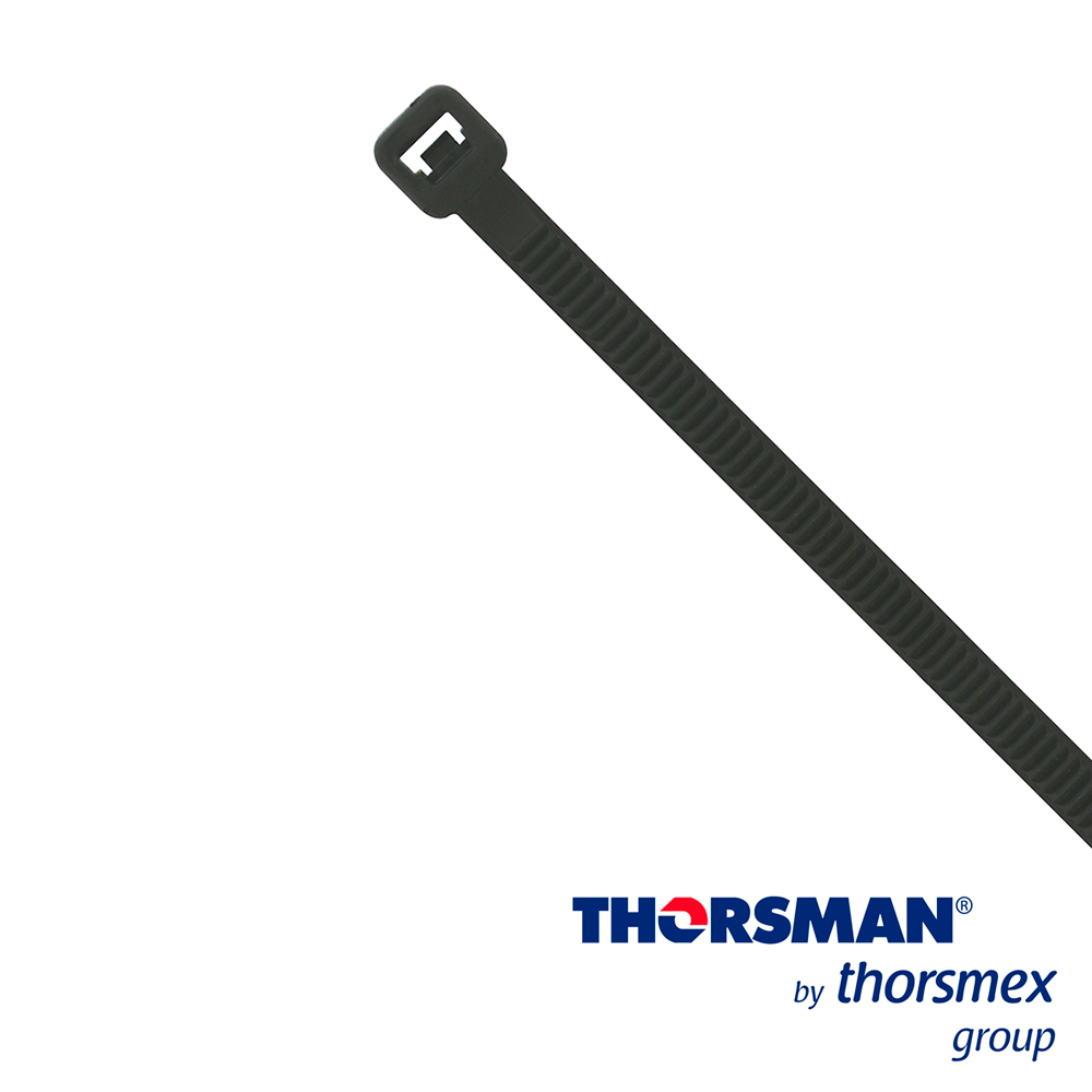 CINCHO NYLON TH-190 THORSMAN 4200-03001 COLOR NEGRO, A 4.8MM - L 190MM, BOLSA