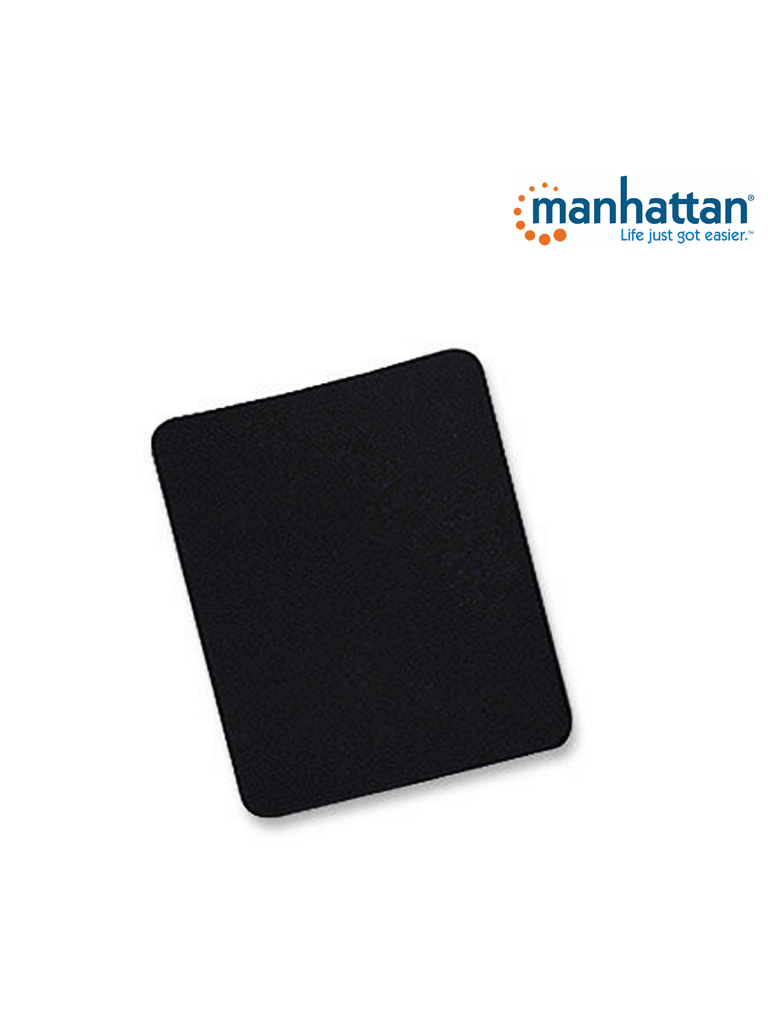 Imagen de MANHATTAN 423533 Mouse Pad Espuma, negro, individual / Empaquetado