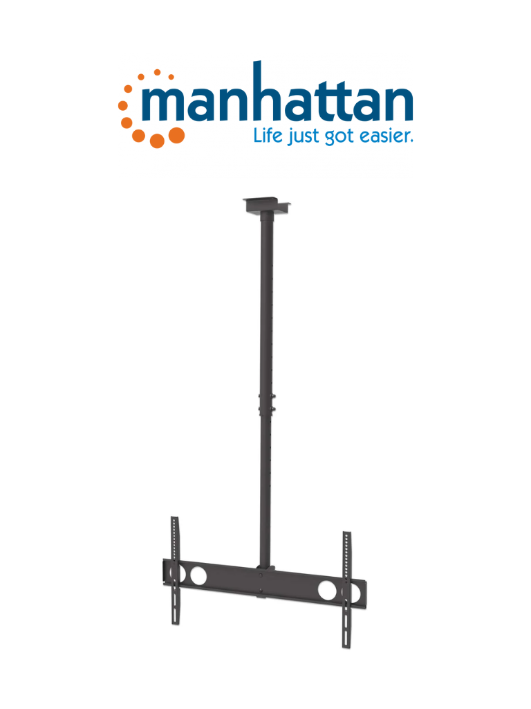 Imagen de MANHATTAN 423625 - Soporte para TV /  Montaje en techo/  Con inclinación /  Para pantallas planas de 37" a 70"  / Soporta hasta 50 kg